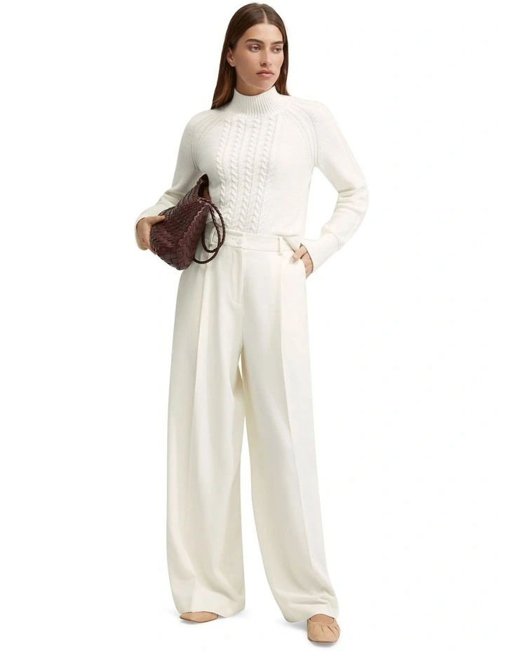 Liberty Cable Knit in Ivory image 1