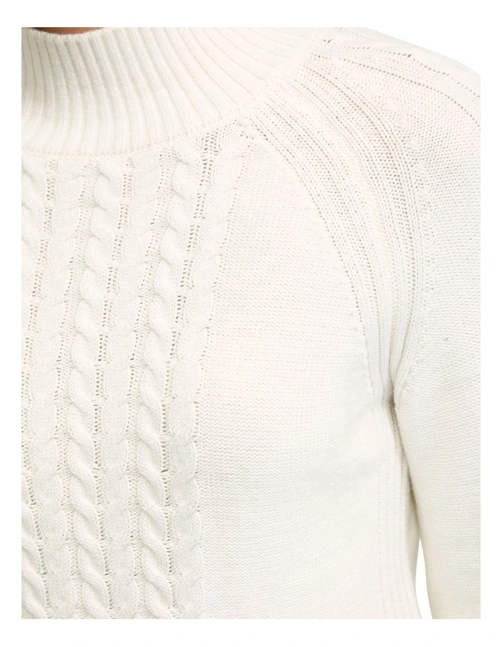 Liberty Cable Knit in Ivory image 6