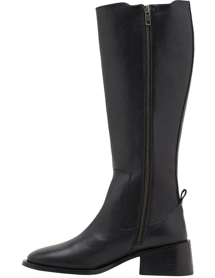 Kendall Elastic Knee Boot in Black image 2
