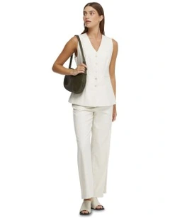 Alice Eco Suit Waistcoat in Pumice