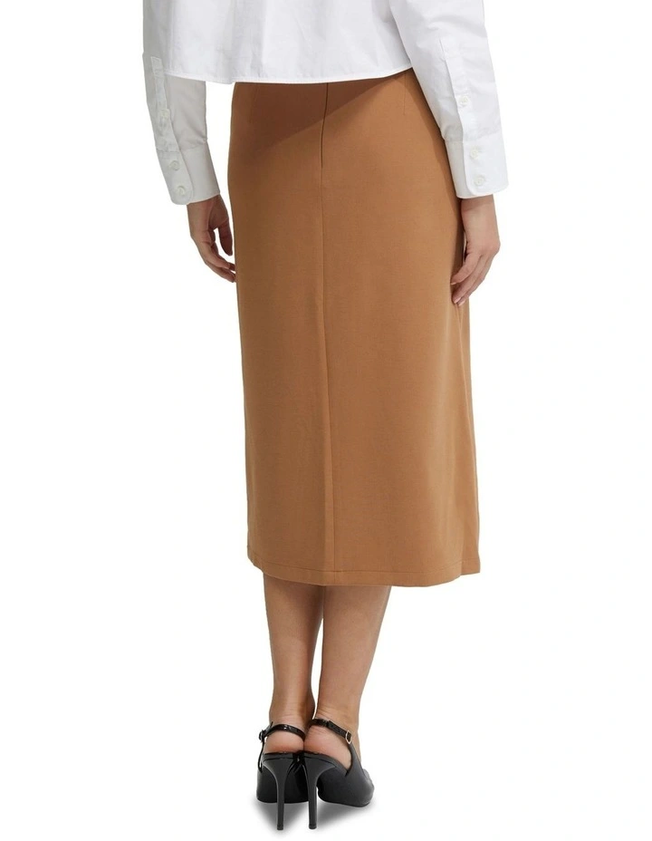 Saskia Skirt in Camel image 3