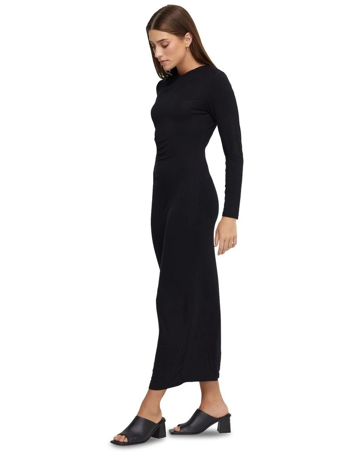 Hartley Jersey Dress in Black image 2
