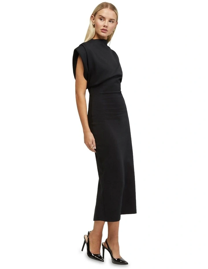 Genevieve Dress in Black image 3