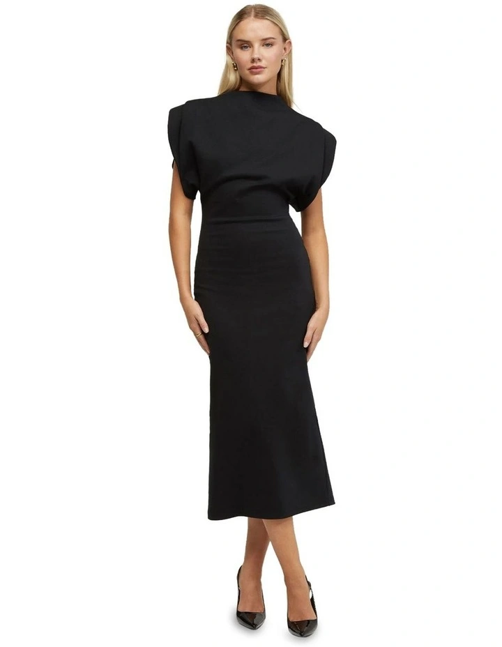 Genevieve Dress in Black image 5