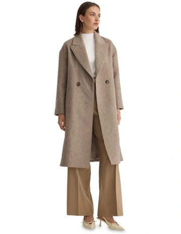 Celia Wool Coat in Camel
