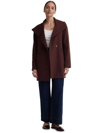 Maisie Wool Jacket in Rust