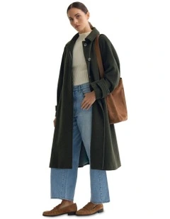 Tamara Wool Coat in Olive
