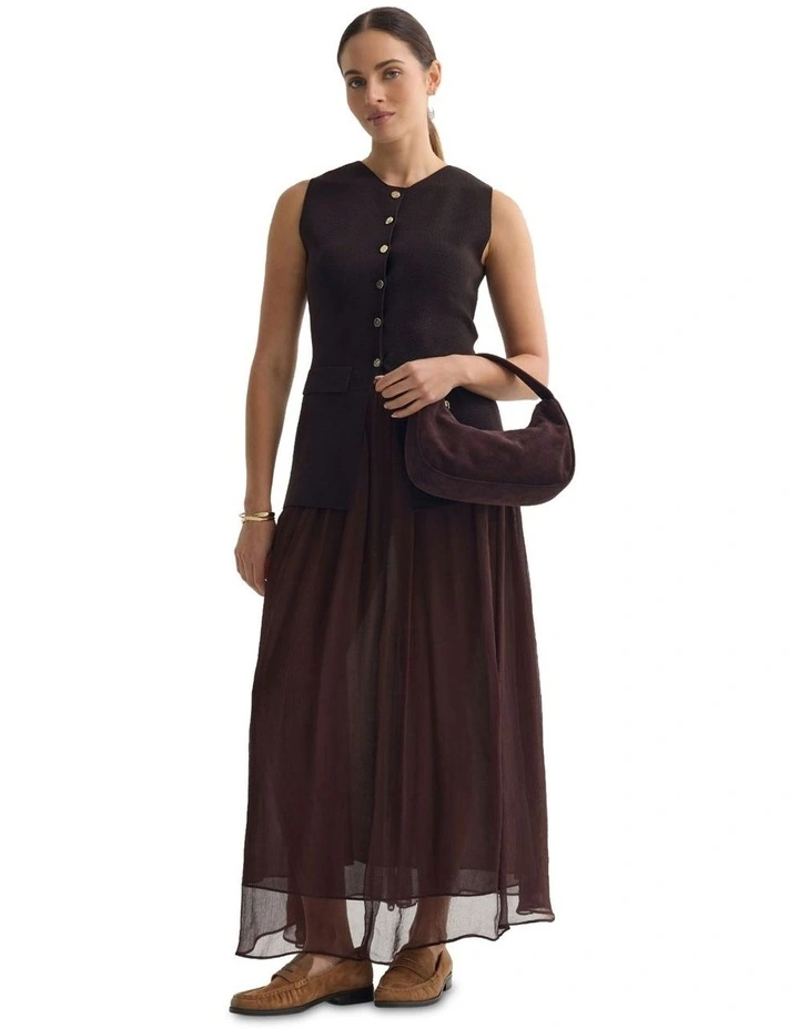 Nova Full Skirt in Chocolate image 1