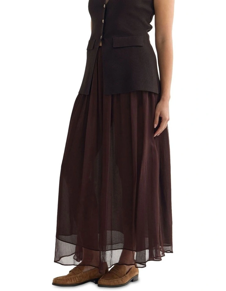 Nova Full Skirt in Chocolate image 3