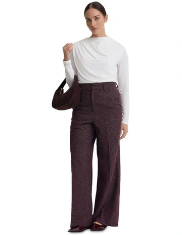 Madeline Jersey Top in White