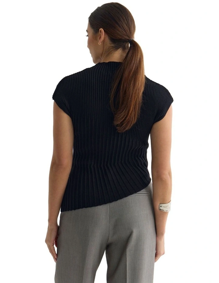 Penelope Knit Top in Jet Black image 2