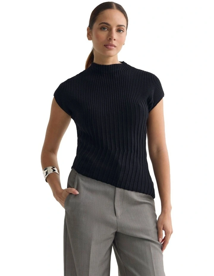 Penelope Knit Top in Jet Black image 5