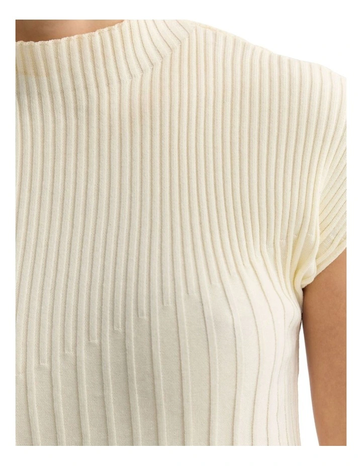 Penelope Knit Top in Ivory image 6