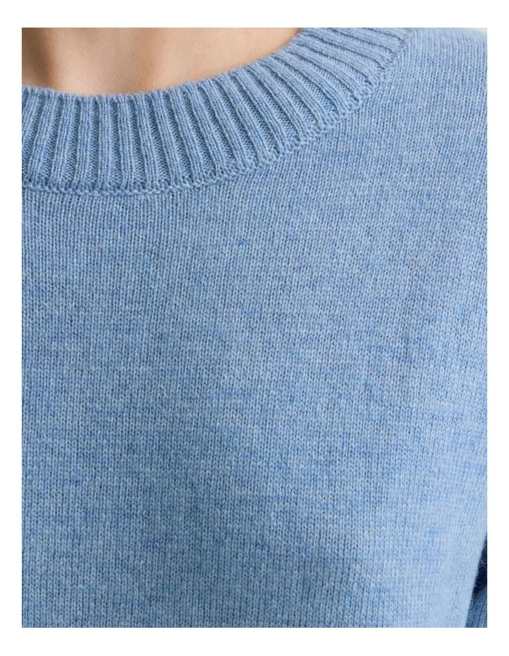 Toni Cashmere Blend Crew Neck Jumper in Blue image 6