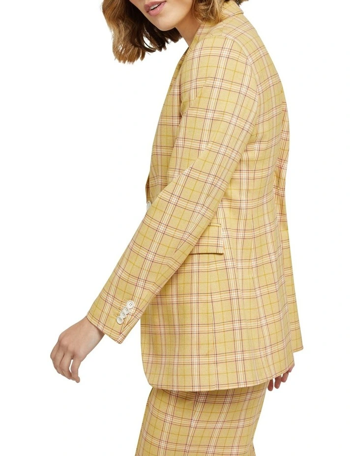Oxford lola check blazer clearance