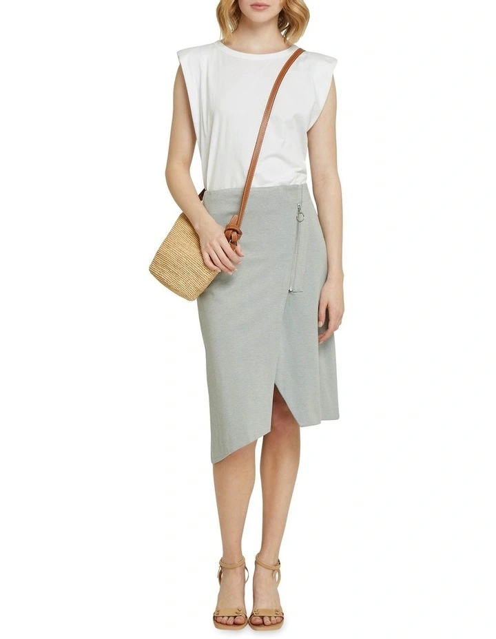 Frankie Ponti Zip Detail Skirt image 5