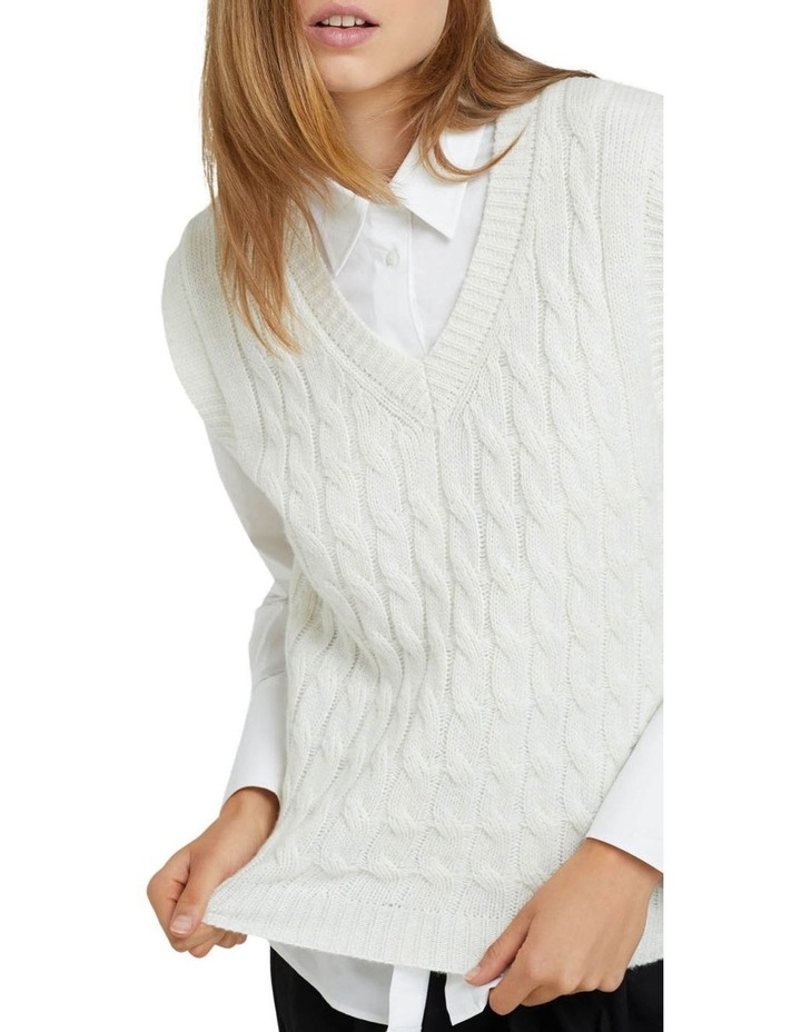 Cable knit vest top clearance