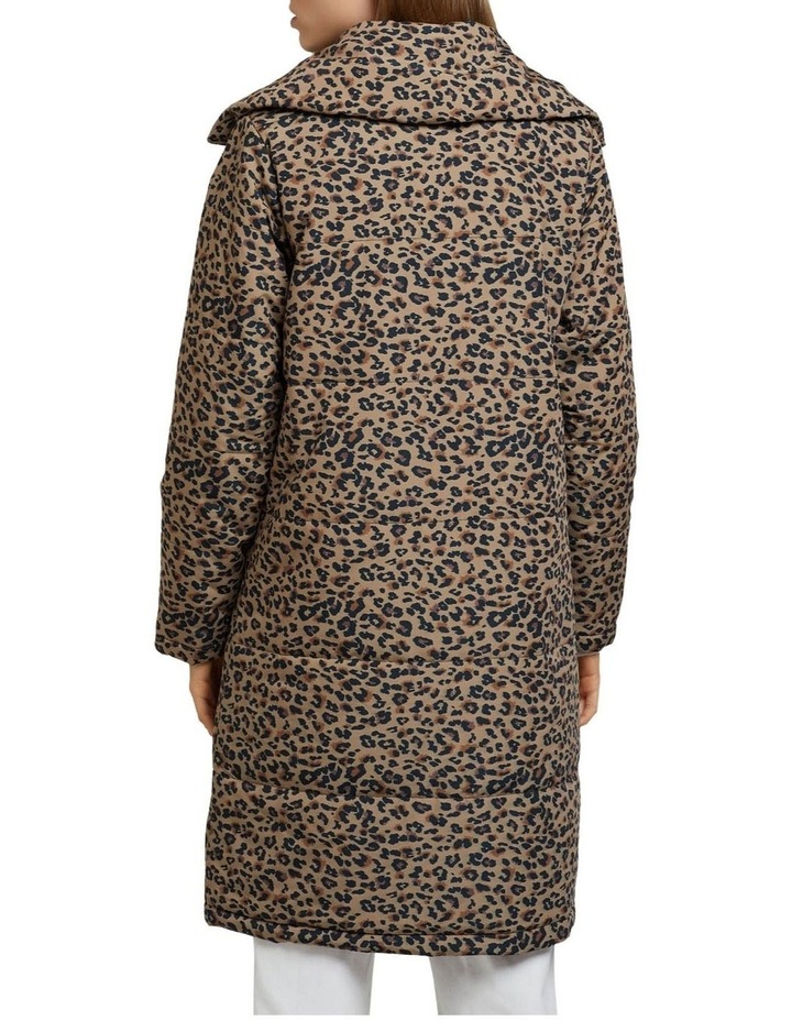 myer leopard print coat