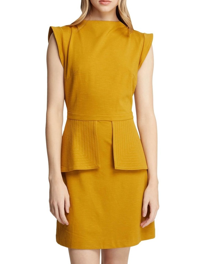 Vera Ponti Peplum Mini Dress