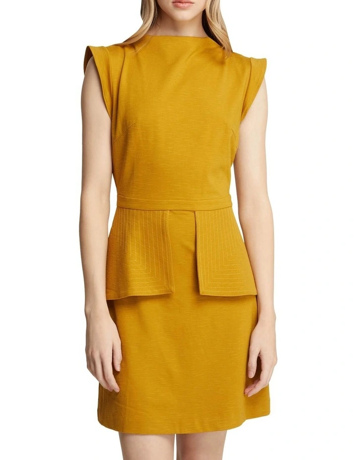 Vera Ponti Peplum Mini Dress image 1