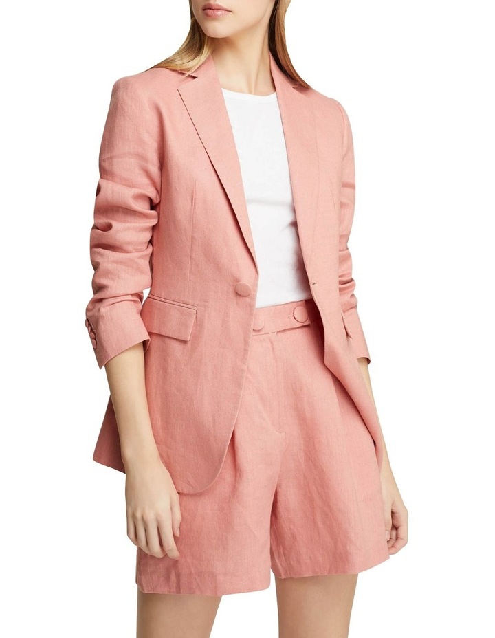 pink jacket long