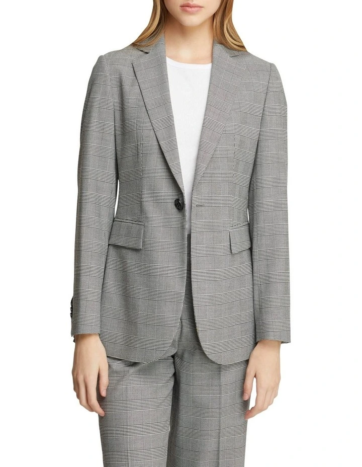 Oxford lola check blazer clearance