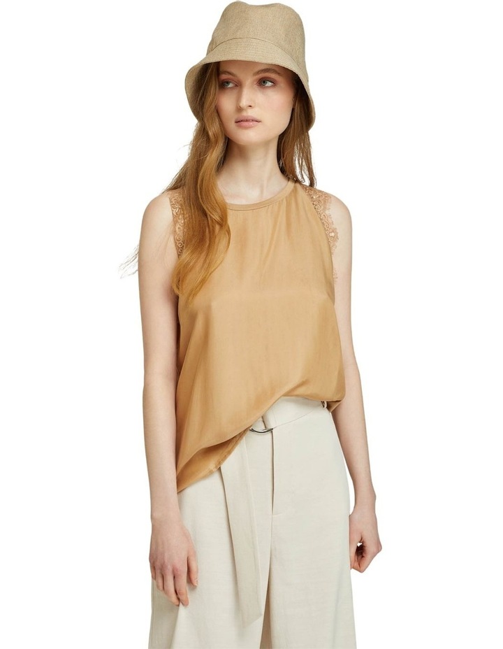 Kitty Lace Trim Tank