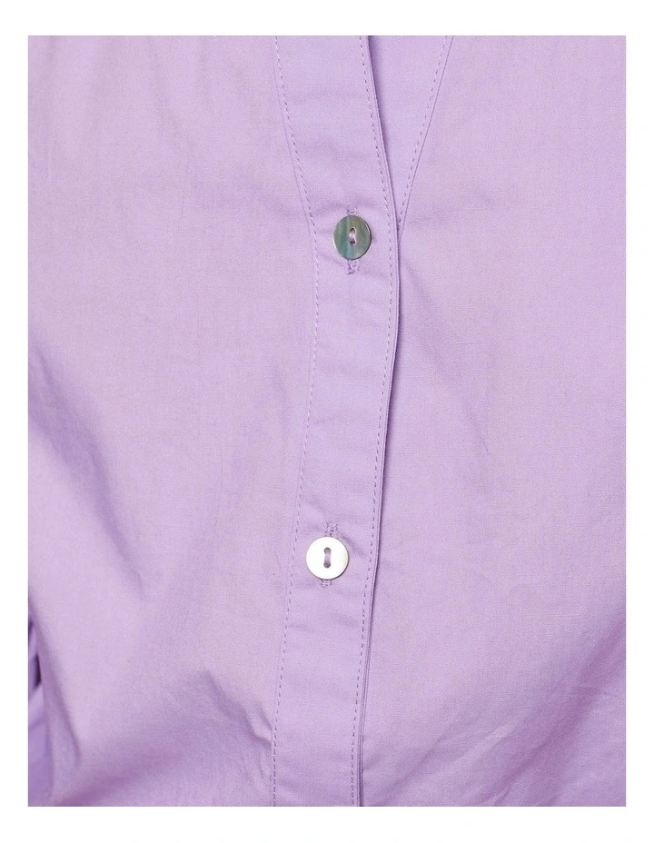 Harriet Gathered Sleeve Blouse Lilac image 6