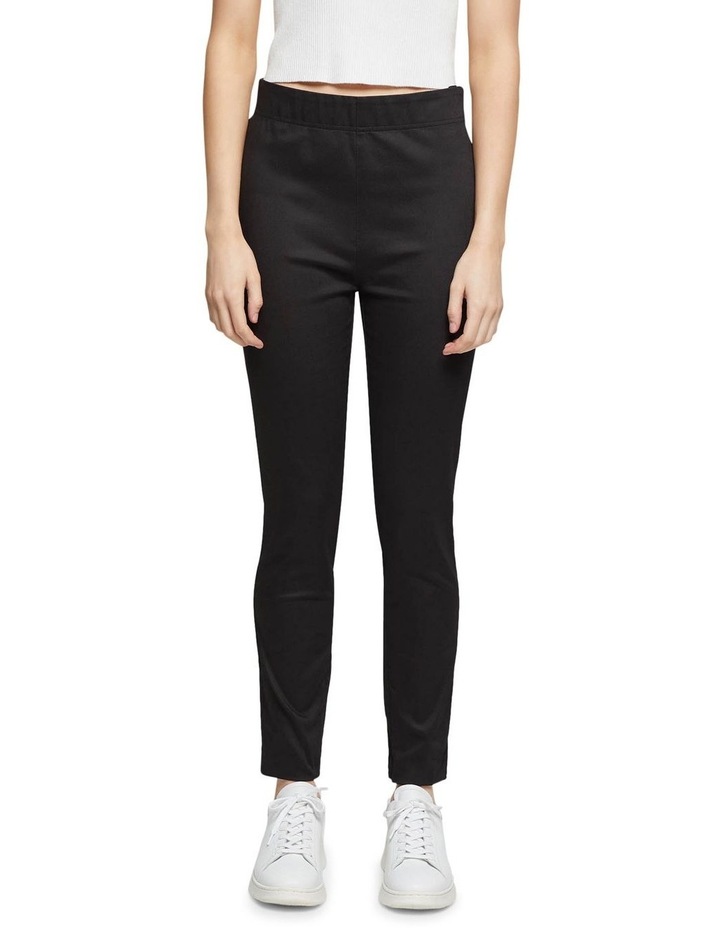 Stella Stretch Cotton Pants Black