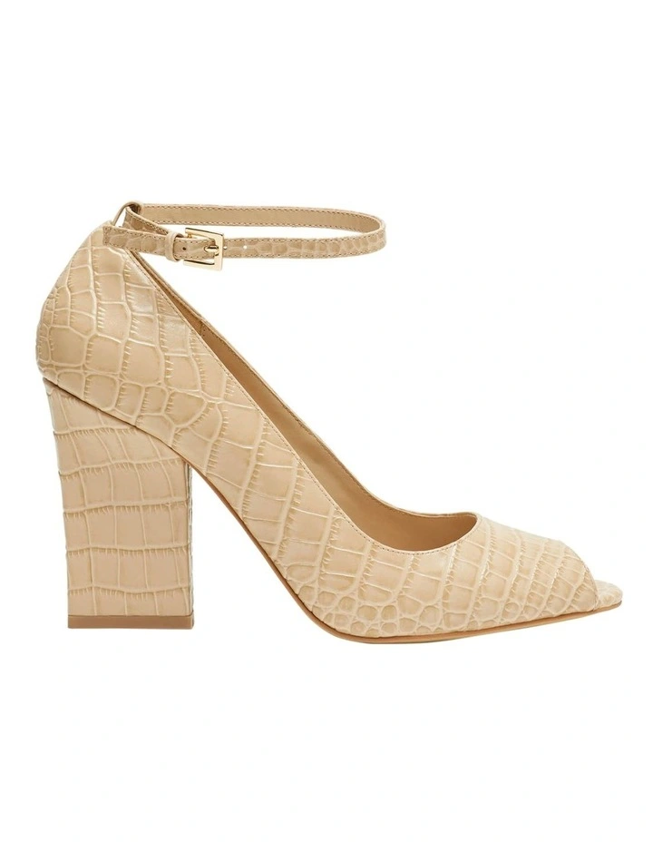 Viola Nude Wedge Heel Shoes image 1