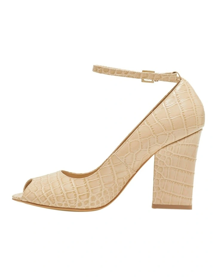 Viola Nude Wedge Heel Shoes image 2