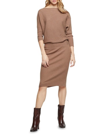 Oxford Emma Knitted Dress Biscuit | MYER