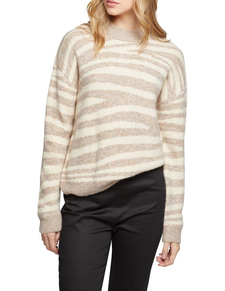 Oxford Camilla Zebra Knit Natural | MYER