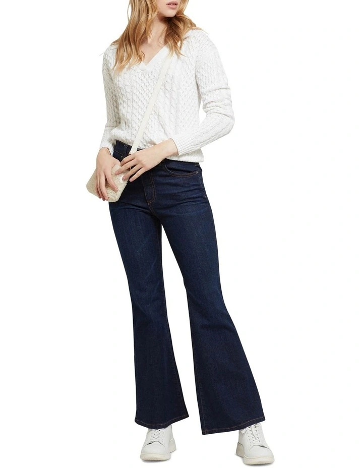 Sonia Cable Knit Jumper Ivory image 5