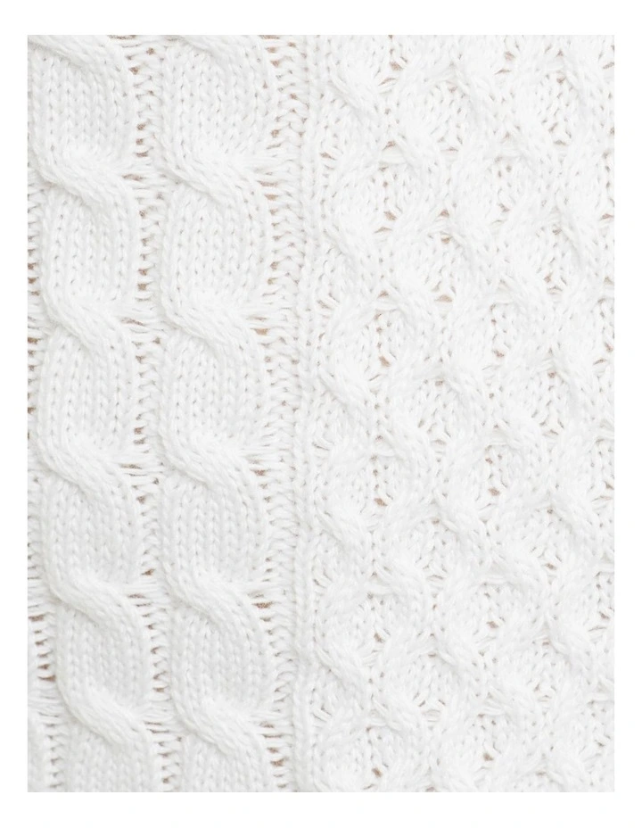 Sonia Cable Knit Jumper Ivory image 6