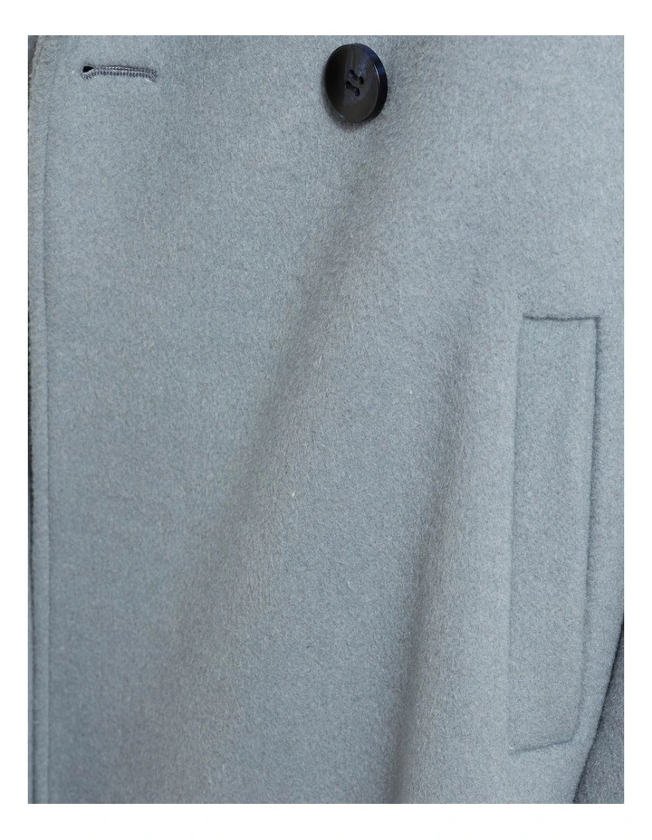 Celia Wool Rich Coat Blue Grey image 6