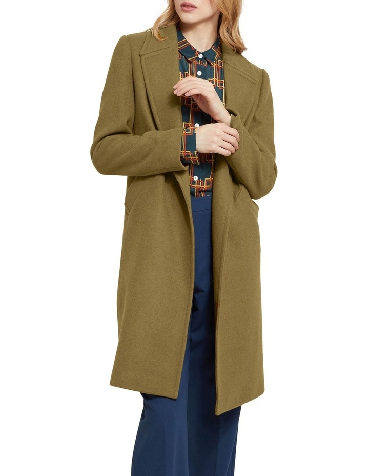Sunny Wool Rich Coat in Green