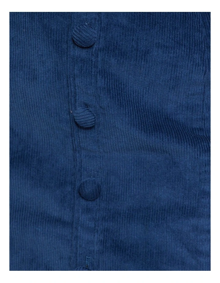Anya Corduroy Mini Skirt Blue image 5