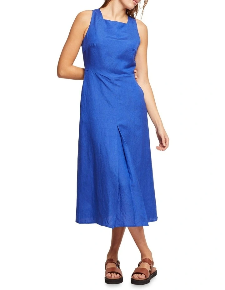 Charlotte Back Cutout Dress in Blue image 5