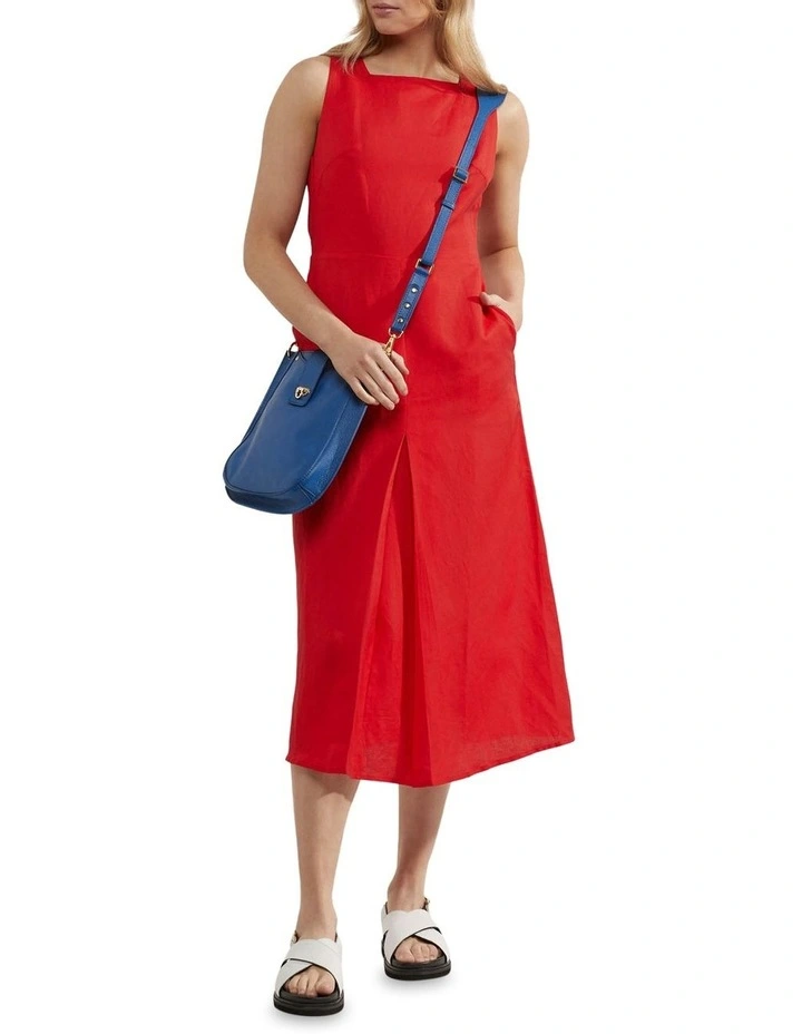 Charlotte Back Cutout Dress in Red image 5