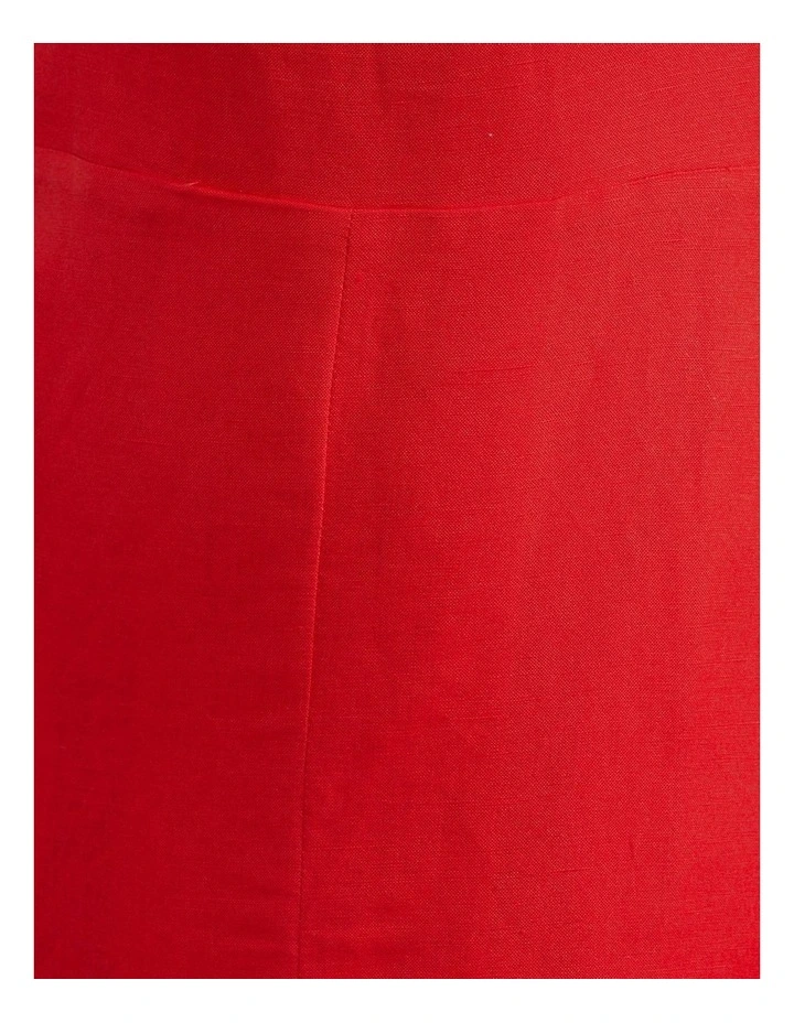 Charlotte Back Cutout Dress in Red image 6