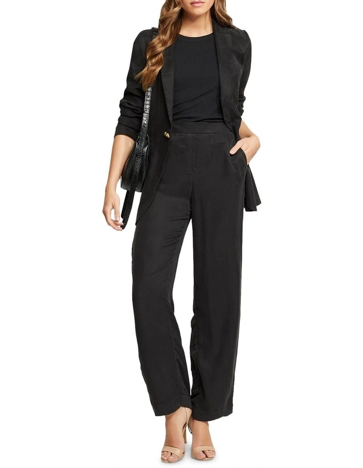 Lola Cupro Blend Blazer in Black image 4