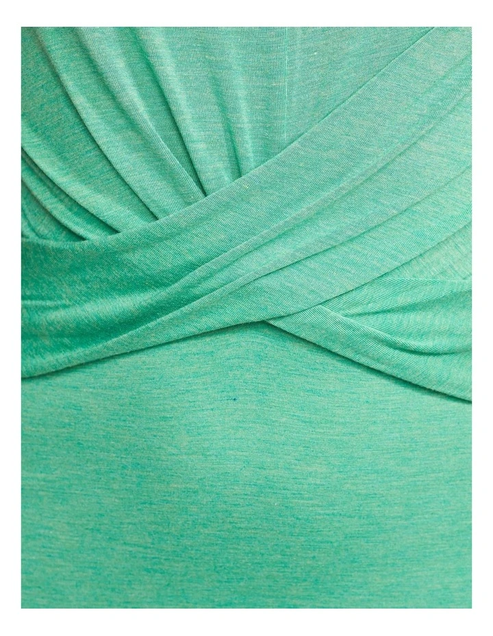 Holly Sleeveless Knit Dress in Green image 5