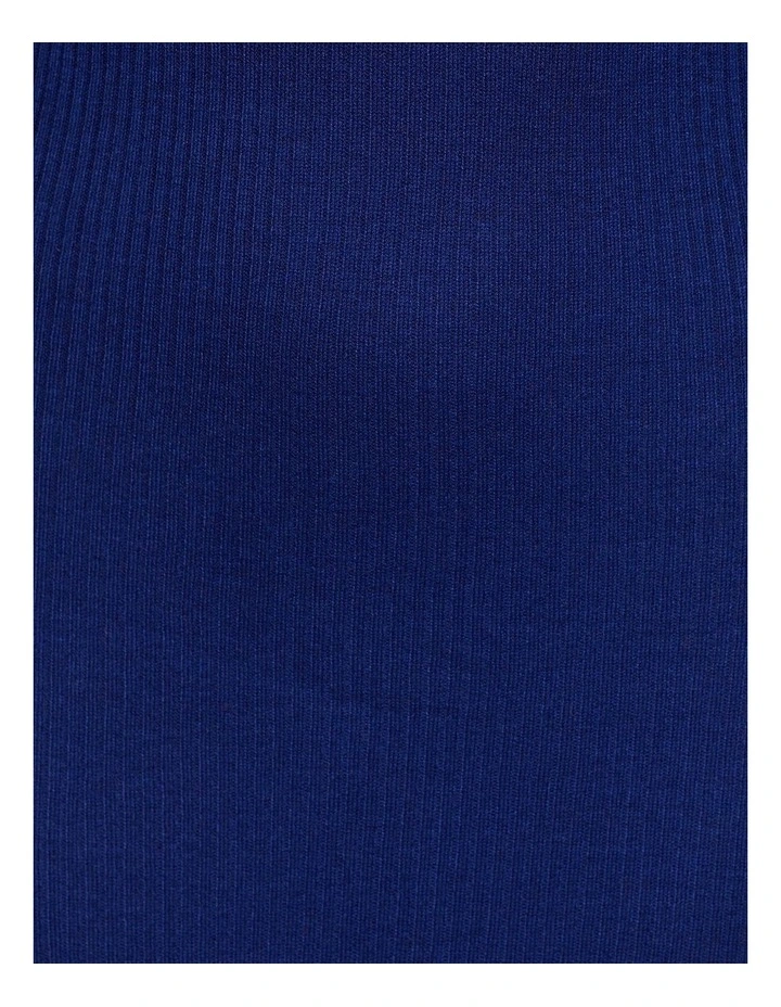 Nina Knitted Dress in Blue image 6