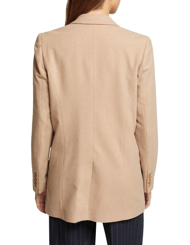 Willow Wool Rich Blazer in Camel image 3