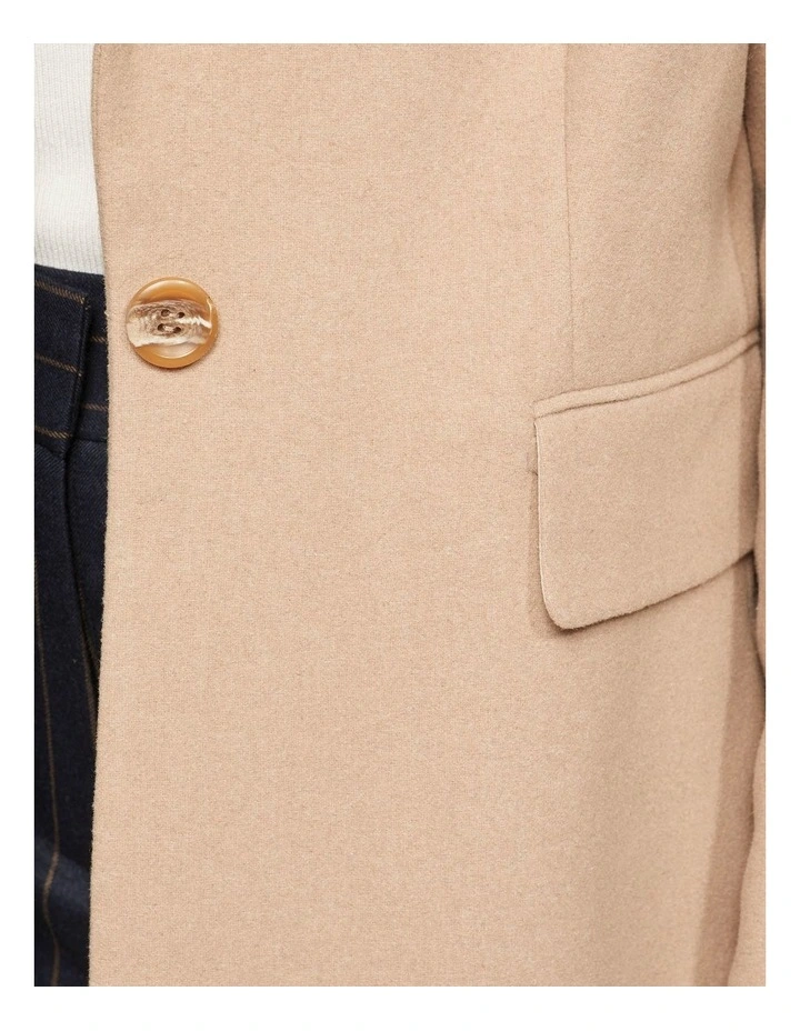 Willow Wool Rich Blazer in Camel image 6