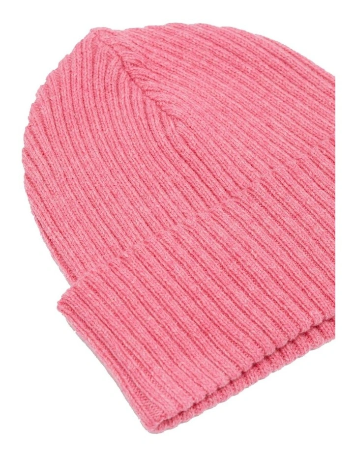 Celine Knit Beanie in Pink image 2