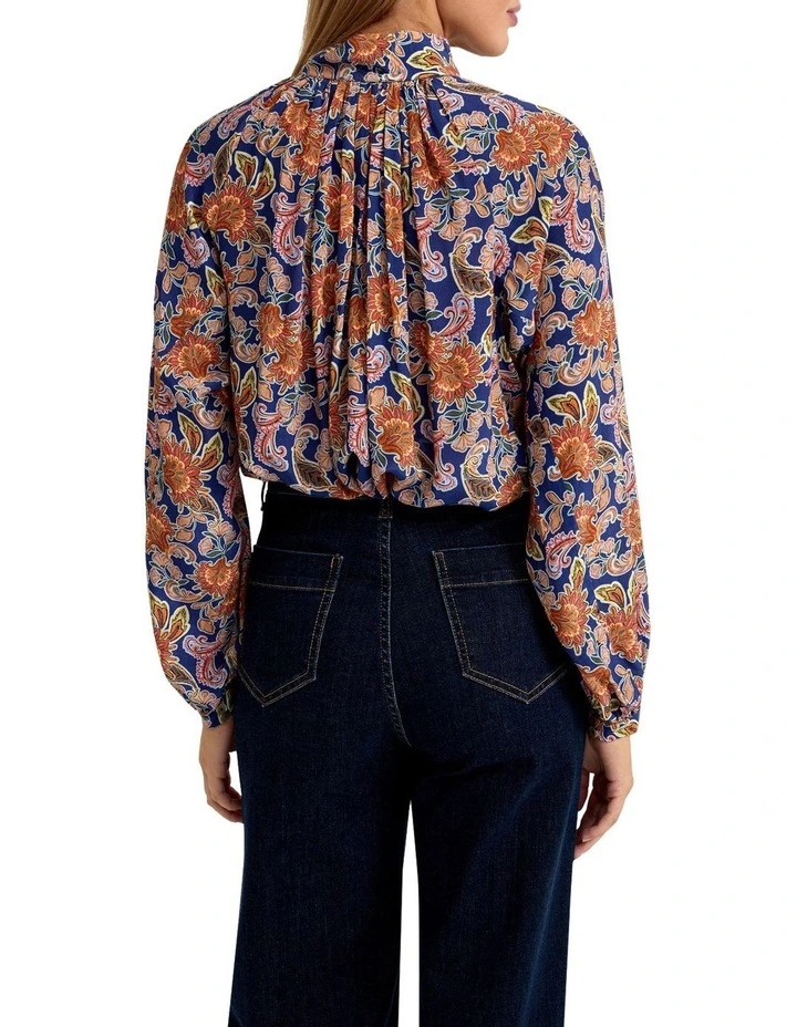 Sandy Floral Print Blouse in Multi image 3