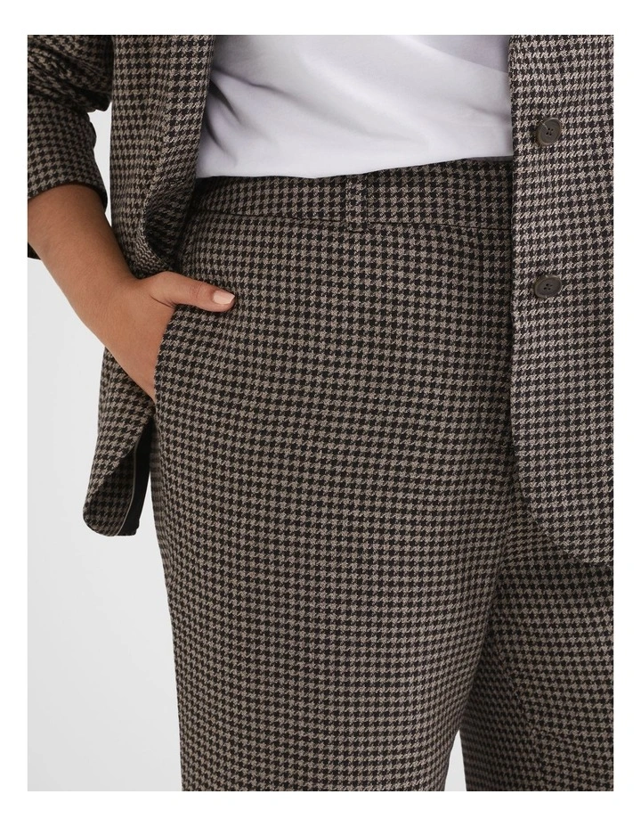 Houndstooth luxe trouser main image 0
