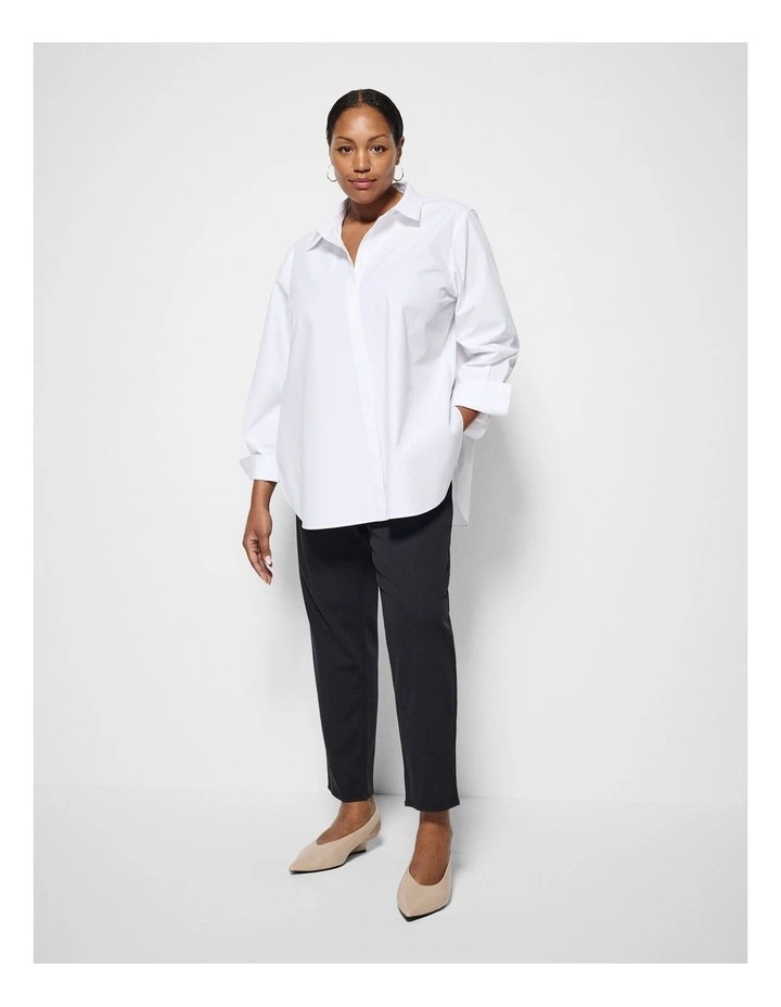 The Soft Stretch Casual Pant in Black image 1